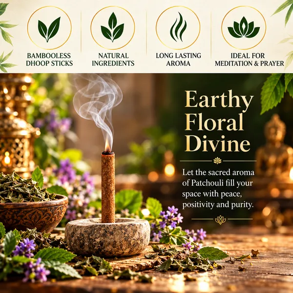 Blessora_Patchouli_Veda_Bamboo_Less_Dhoop_Sticks