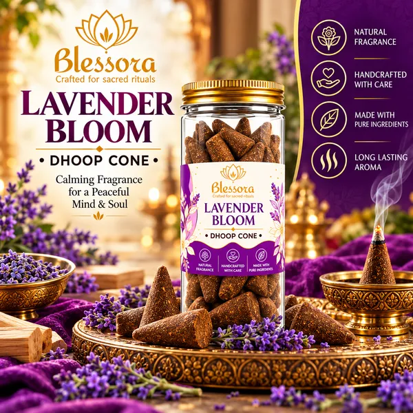 Blessora_Lavender_Bloom_Dhoop_Cones