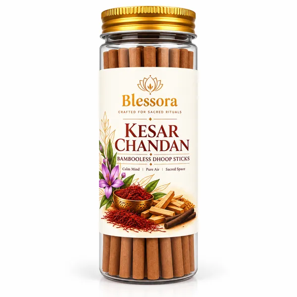 Blessora_Kesar_Chandan_Bamboo_Less_Dhoop_Sticks