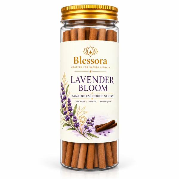 Blessora_Lavender_Bloom_Bamboo_Less_Dhoop_Sticks