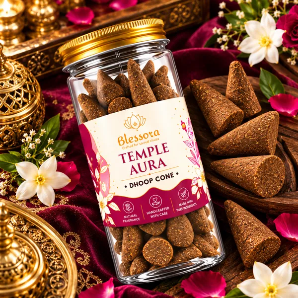 Blessora_Temple_Aura_Handcrafted_Dhoop_Cones