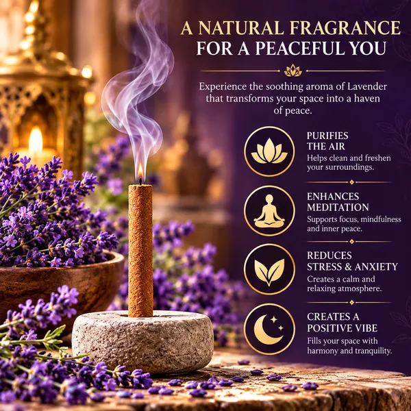 Blessora_Lavender_Bloom_Bamboo_Less_Dhoop_Sticks