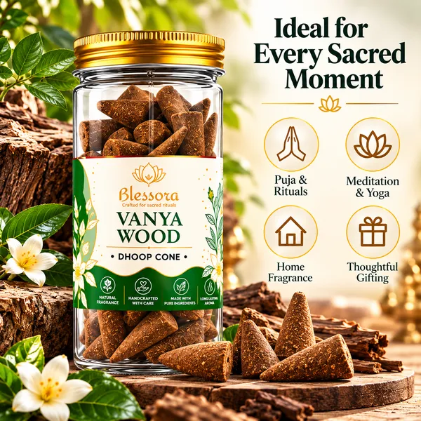 Blessora_Vanya_Wood_Dhoop_Cones