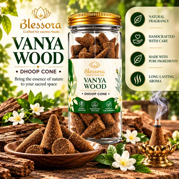 Blessora_Vanya_Wood_Dhoop_Cones