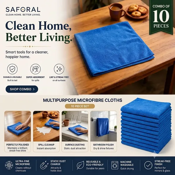 Blue_Microfiber_Hand_Towel_For_Personal_Use_(Pack_Of__8_)