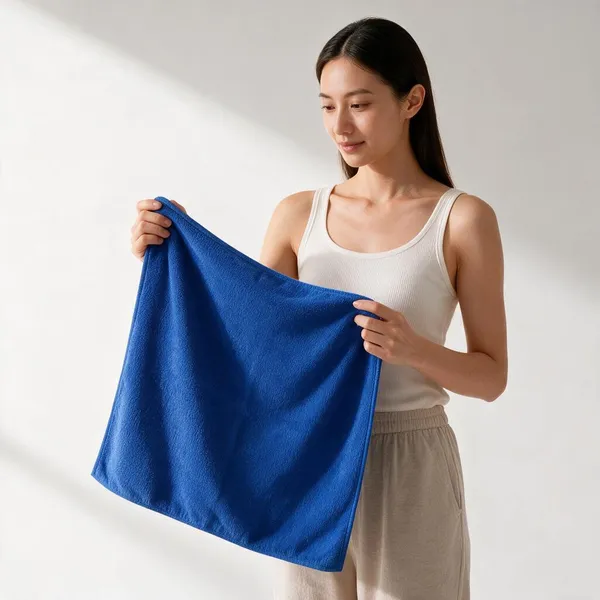 Blue_Microfiber_Hand_Towel_For_Personal_Use