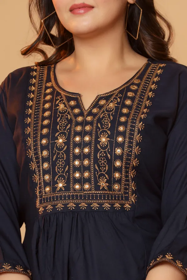 Navy_Flared_Kurti