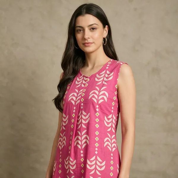 Pink_Cotton_Sleeveless_Top_For_Women