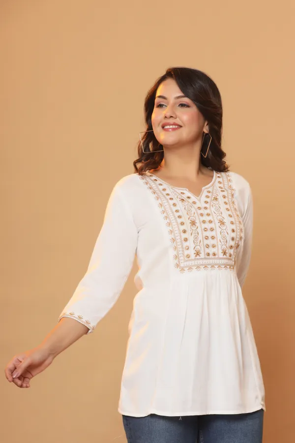White_Tie-Waist_Tunic