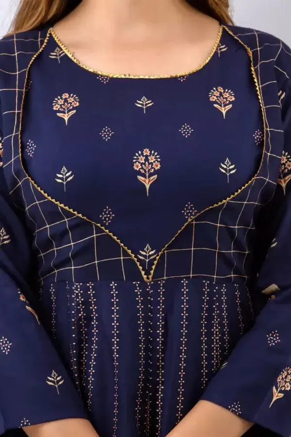 Navy_Rayon_Anarkali_Kurta_For_Women