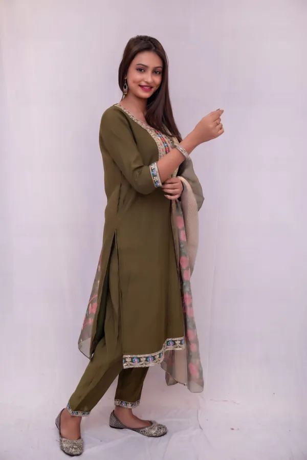Olive_Roman_Silk_Kurta_Set_With_Dupatta_For_Women