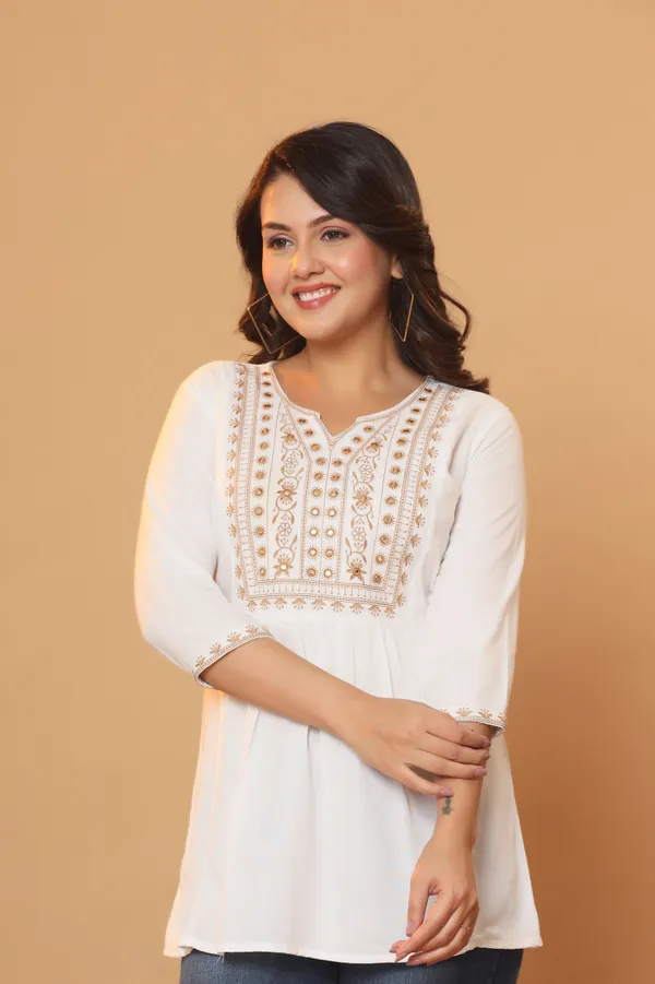 White_Tie-Waist_Tunic