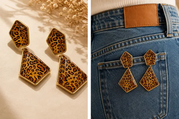 Gold_Stainless_Steel_Leopard_Print_Geometric_Drop_Earrings_For_Women