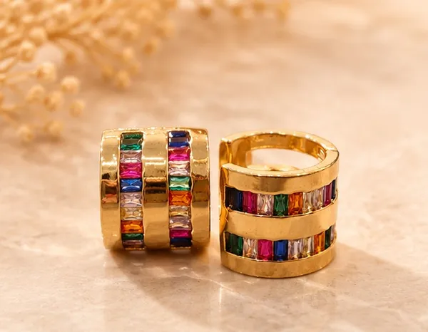 Gold_Stainless_Steel_Stone_Hoop_Earrings_For_Women