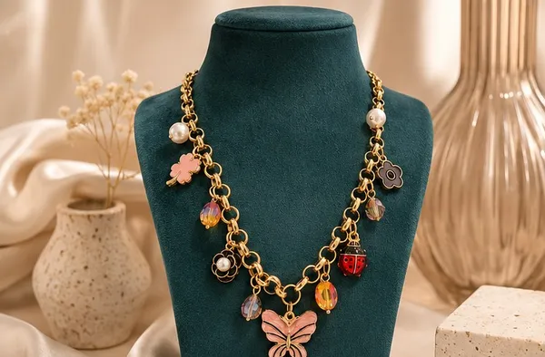 Gold_Stainless_Steel_Butterfly_Charm_Necklace_For_Women