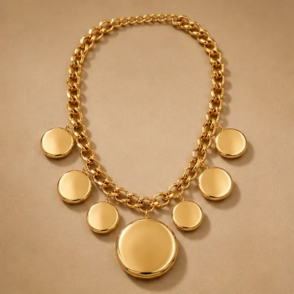 Gold_Stainless_Steel_Statement_Necklace_For_Women