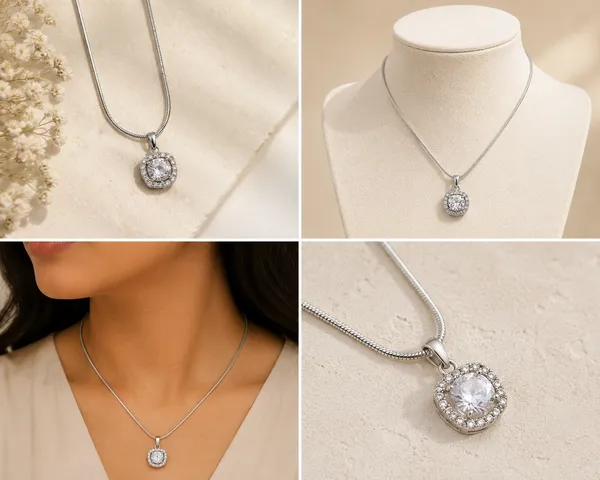 Silver_Stainless_Steel_Crystal_Pendant_Necklace_For_Women