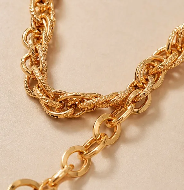 Gold_Stainless_Steel_Layered_Pearl_Necklace_For_Women