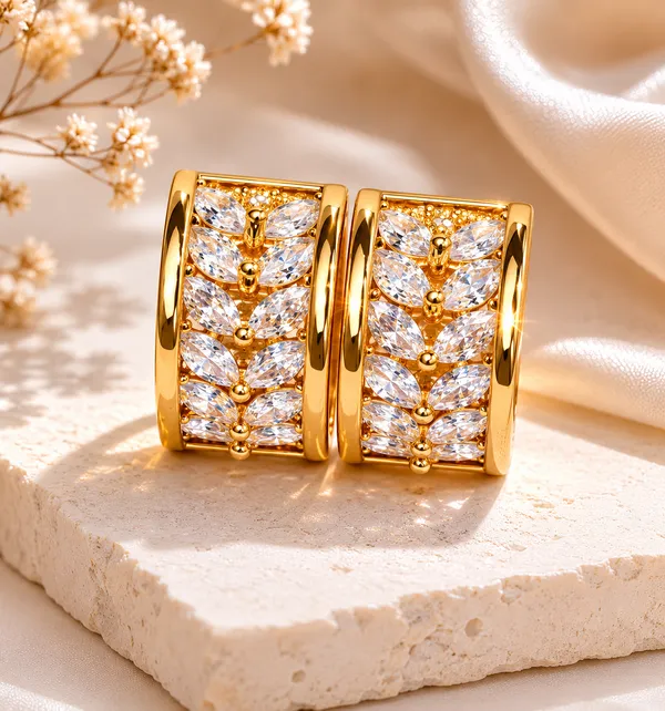Gold_Stainless_Steel_Crystal_Studded_Hoop_Earrings_For_Women
