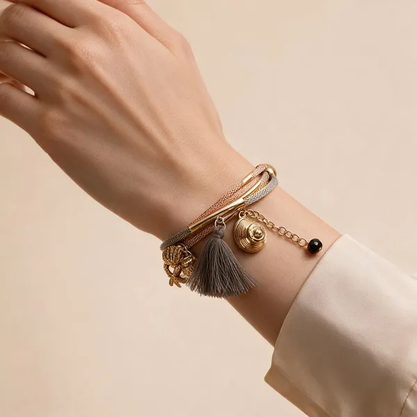 Gold_Stainless_Steel_Charm_Bracelet_For_Women