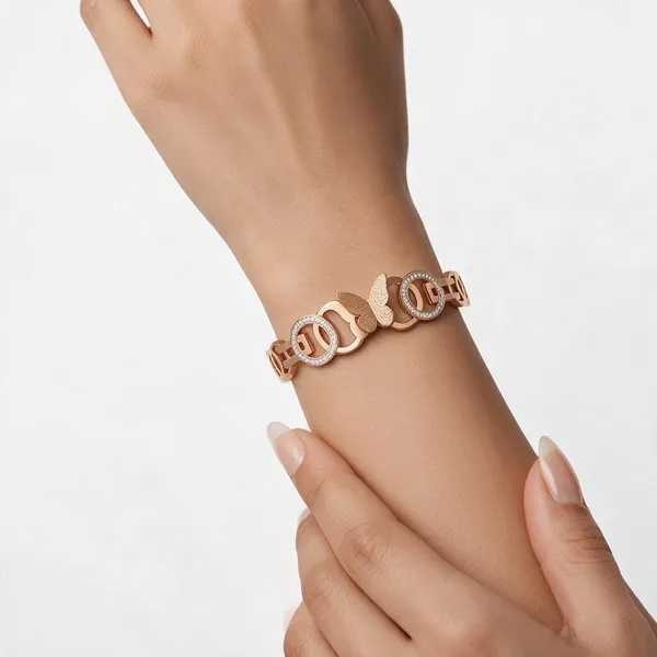 Rose_Gold_Stainless_Steel_Butterfly_Bracelet_For_Women
