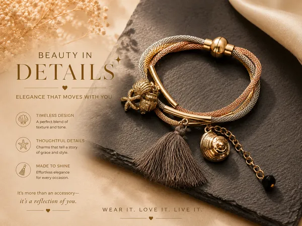 Gold_Stainless_Steel_Charm_Bracelet_For_Women