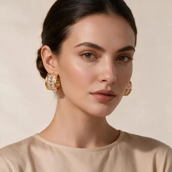 Gold_Stainless_Steel_Crystal_Studded_Hoop_Earrings_For_Women