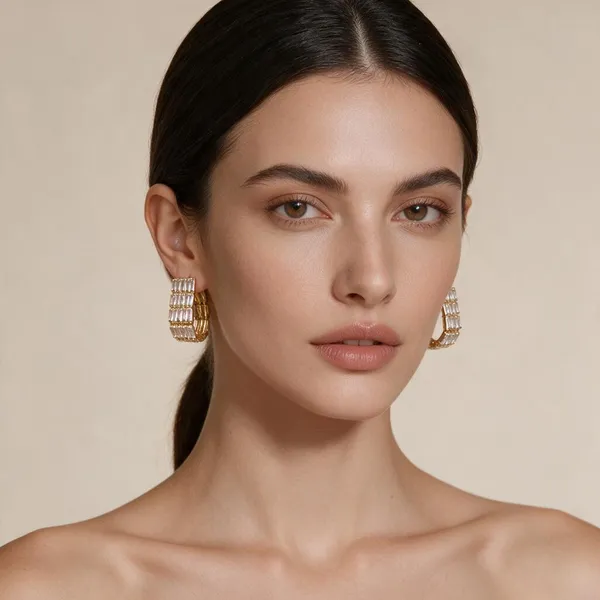 Gold_Stainless_Steel_Crystal_Hoop_Earrings_For_Women