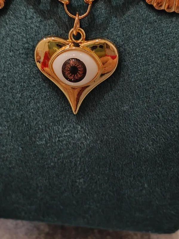 Gold_Stainless_Steel_Evil_Eye_Charm_Necklace_For_Women