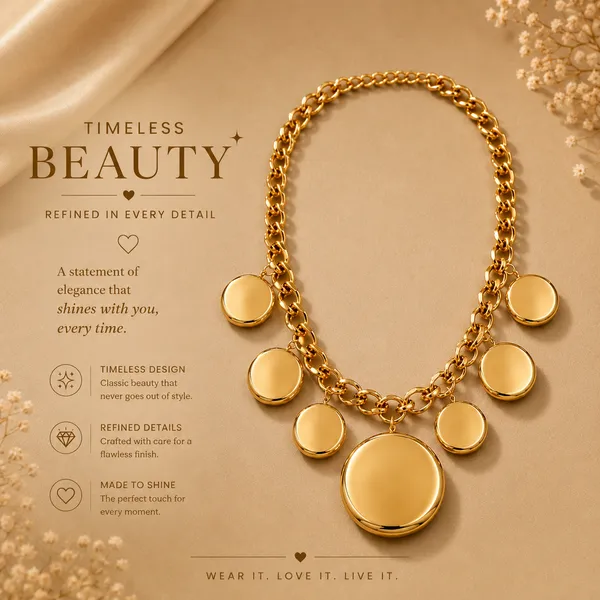 Gold_Stainless_Steel_Statement_Necklace_For_Women