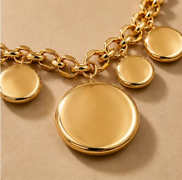 Gold_Stainless_Steel_Statement_Necklace_For_Women