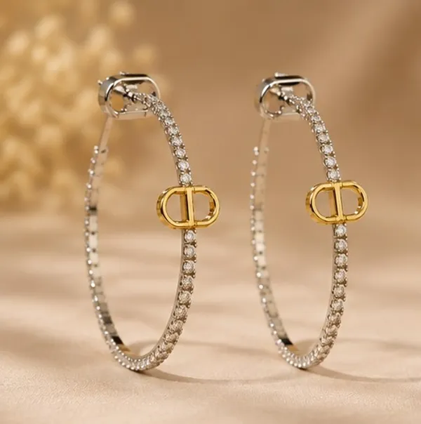 Silver_Stainless_Steel_Crystal_Hoop_Earrings_For_Women