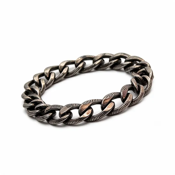 Silver_Stainless_Steel_Chain_Bracelet_For_Men