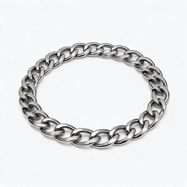 Silver_Stainless_Steel_Chain_Bracelet_For_Men