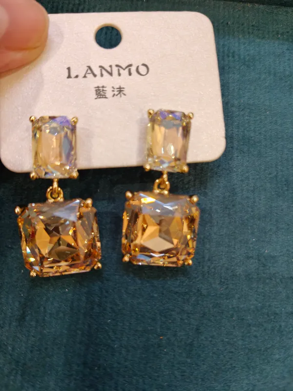 Gold_Stainless_Steel_Geometric_Crystal_Drop_Earrings_For_Women