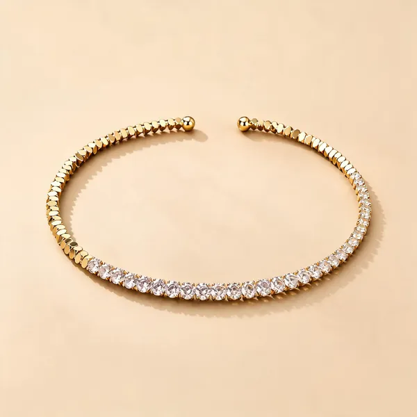 Gold_Stainless_Steel_Crystal_Choker_Necklace_For_Women