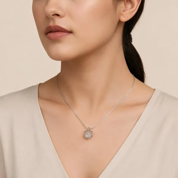 Silver_Stainless_Steel_Geometric_Pendant_Necklace_For_Women