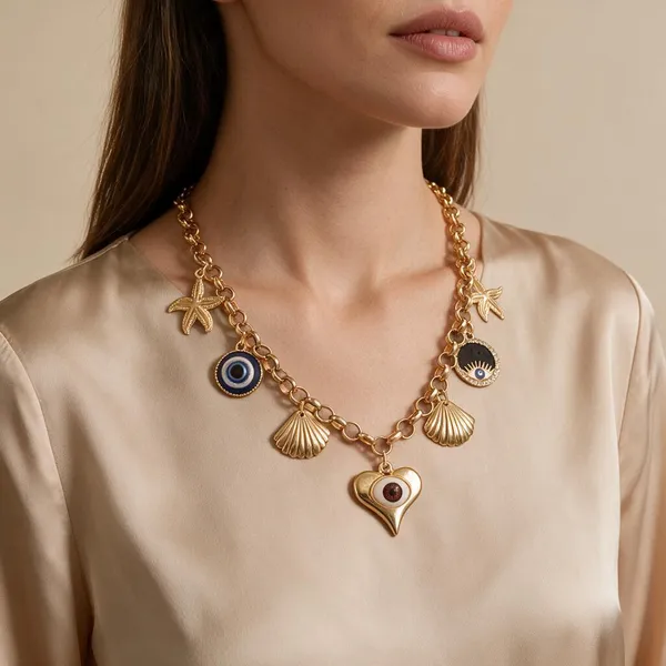 Gold_Stainless_Steel_Evil_Eye_Charm_Necklace_For_Women