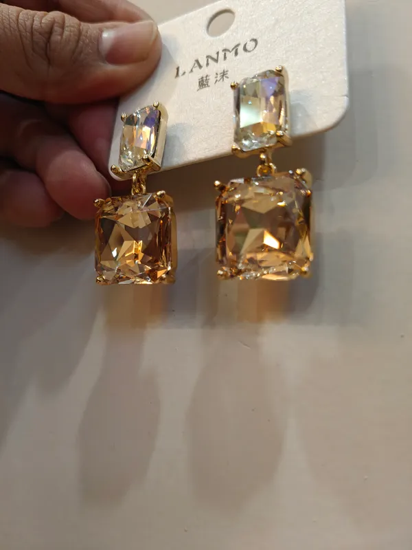 Gold_Stainless_Steel_Geometric_Crystal_Drop_Earrings_For_Women