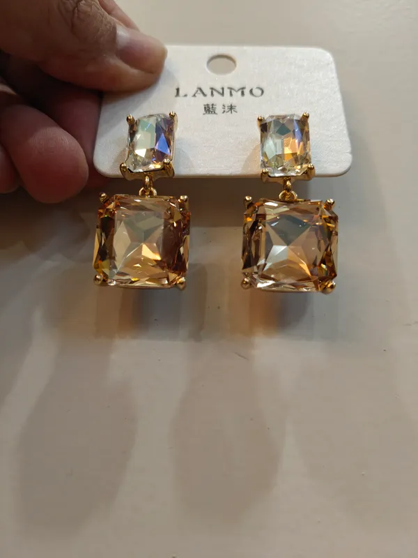 Gold_Stainless_Steel_Geometric_Crystal_Drop_Earrings_For_Women