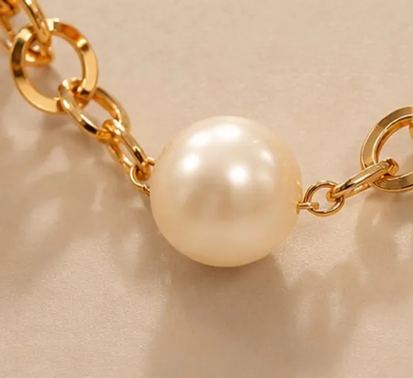 Gold_Stainless_Steel_Layered_Pearl_Necklace_For_Women