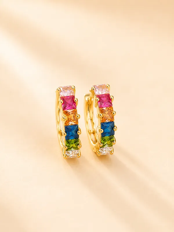 Gold_Stainless_Steel_Rainbow_Hoop_Earrings_For_Women