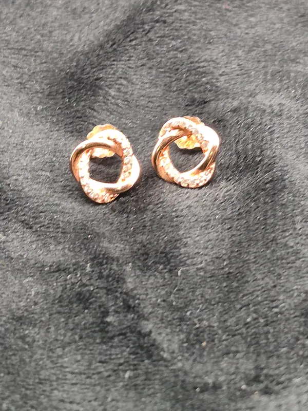 Rose_Gold_925_Silver_Rhinestone_Interlocking_Stud_Earrings_For_Women