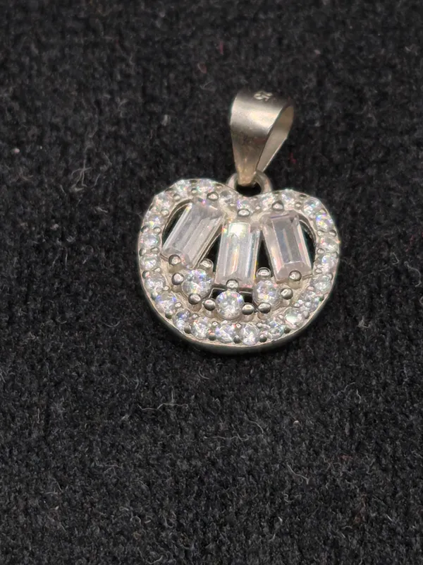 Silver_925_Sterling_Rhinestone_Heart_Pendant_For_Women