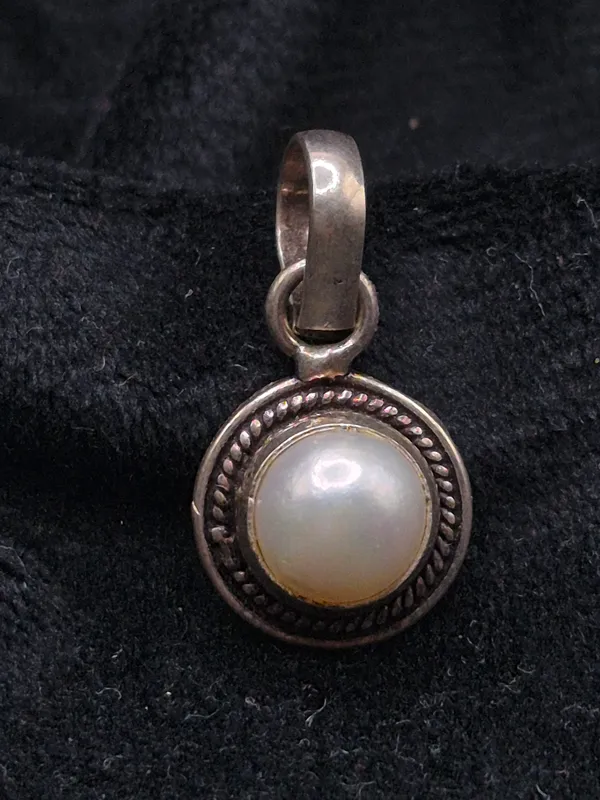 Silver_925_Sterling_Silver_Pearl_Pendant_For_Women