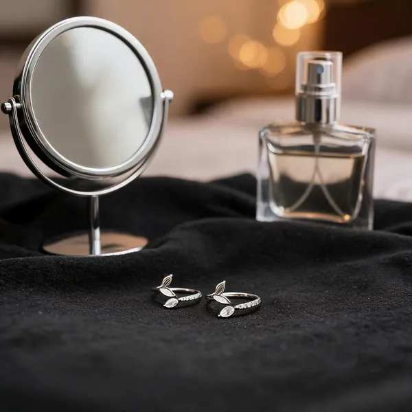 Silver_925_Sterling_Leaf_Design_Earrings_For_Women