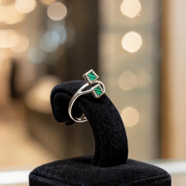 Green_925_Silver_Geometric_Open_Ring_For_Women