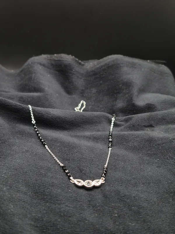 Silver_&_Black_925_Sterling_Three_Stone_Bead_Mangalsutra_For_Women