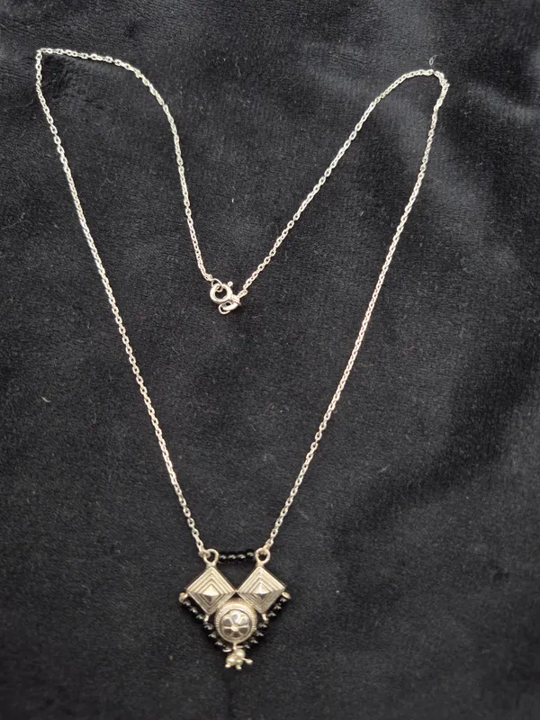 Silver_925_Sterling_Silver_Beaded_Pendant_Necklace_For_Women