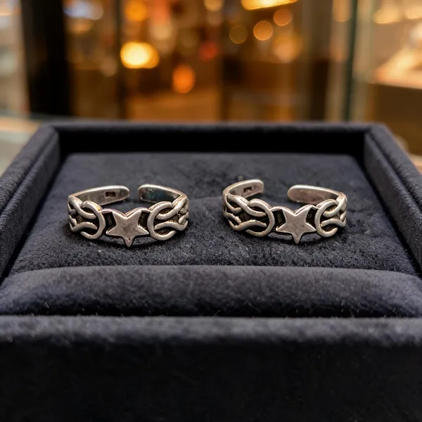 Silver_925_Silver_Open_Band_Star_Ring_Set_For_Women